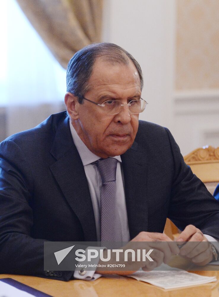 Russian Foreign Minister Sergei Lavrov meets with the Elders
