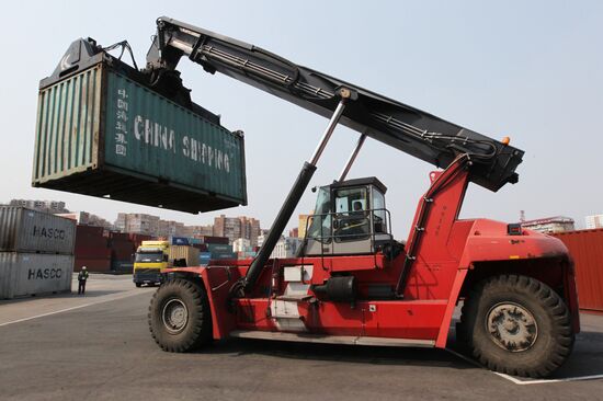 The Vladivostok merchant seaport