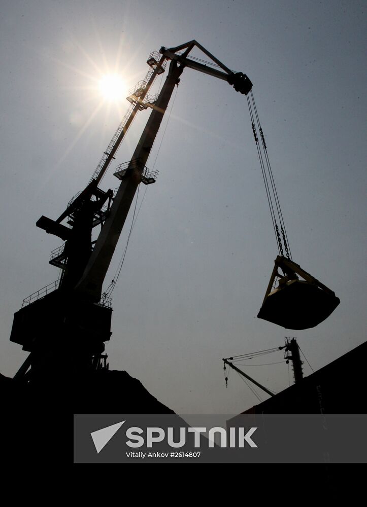 The Vladivostok merchant seaport