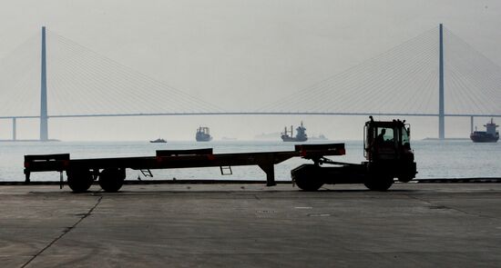 The Vladivostok merchant seaport