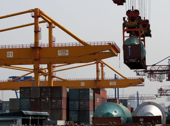 The Vladivostok merchant seaport