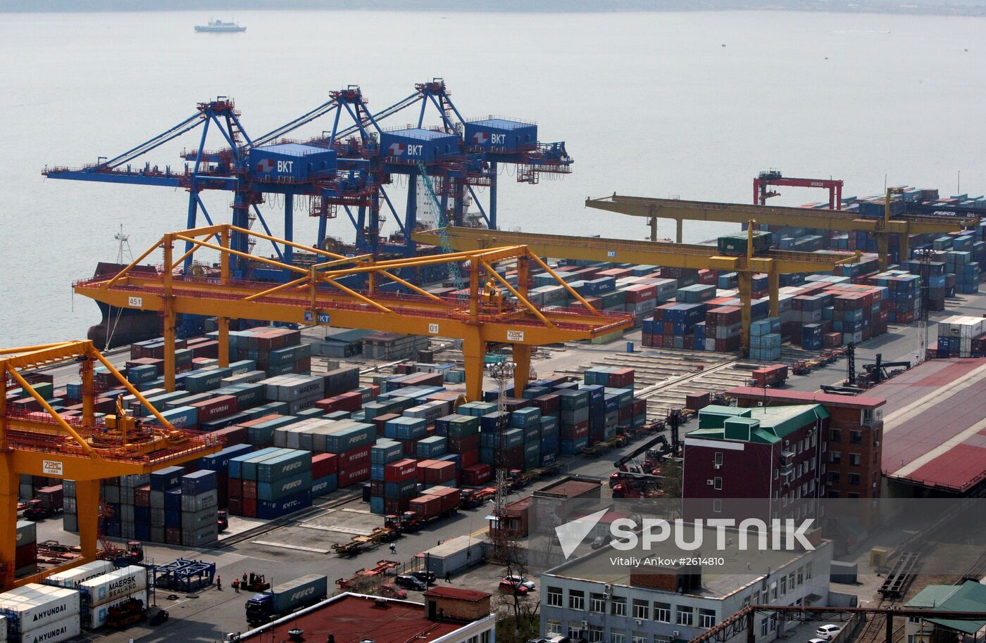 The Vladivostok merchant seaport