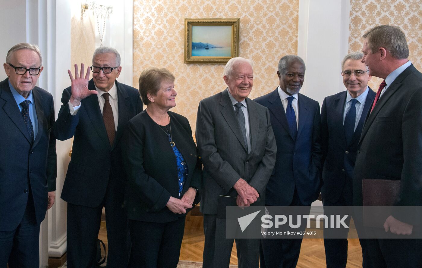 Russian Foreign Minister Sergei Lavrov meets with the Elders
