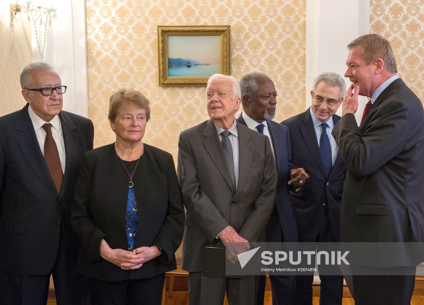 Russian Foreign Minister Sergei Lavrov meets with the Elders