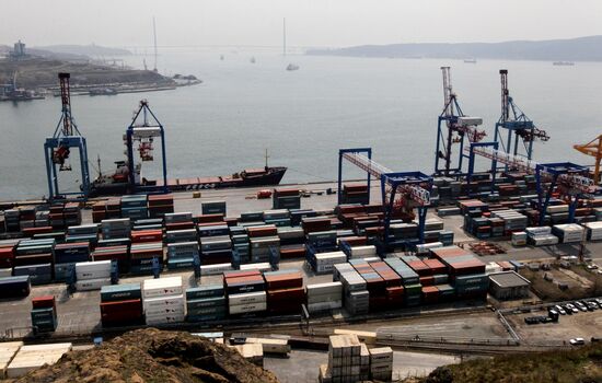 The Vladivostok merchant seaport