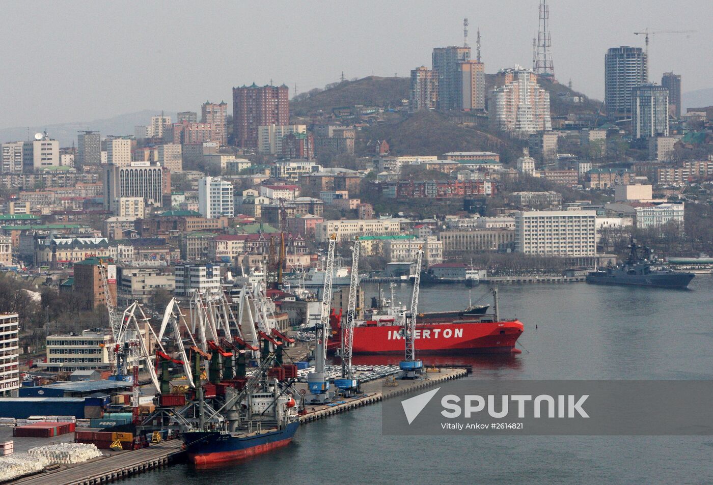 The Vladivostok merchant seaport