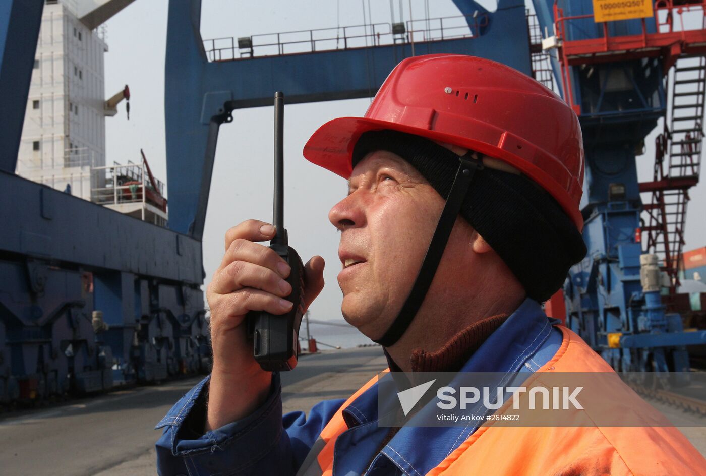 The Vladivostok merchant seaport