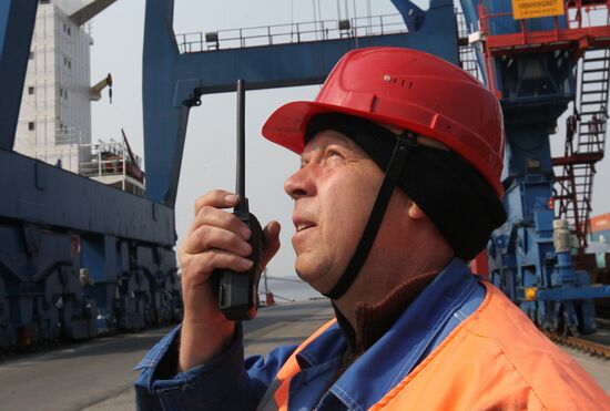 The Vladivostok merchant seaport