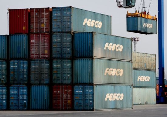 The Vladivostok merchant seaport