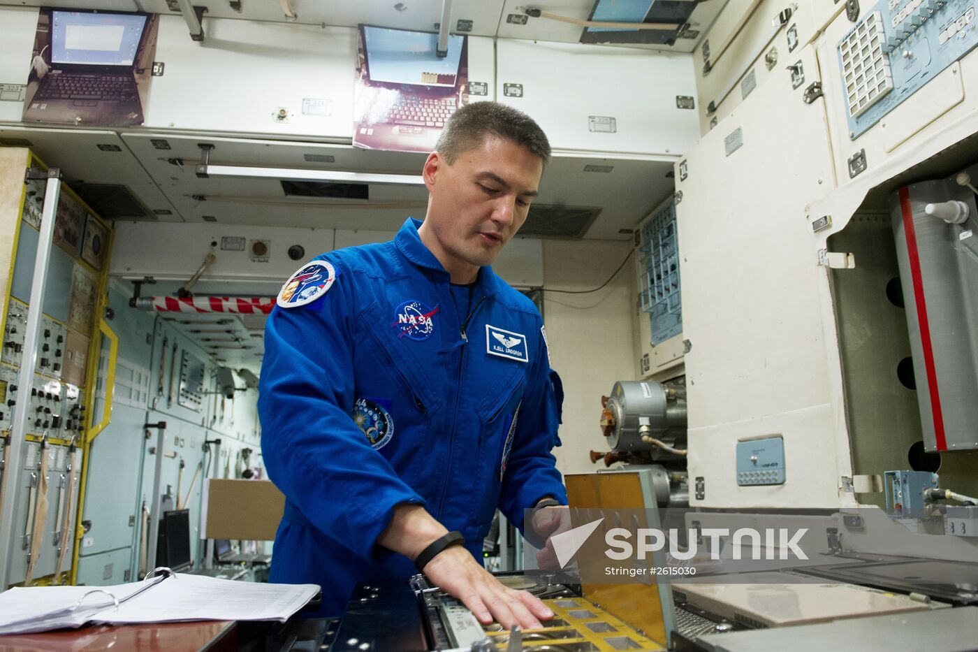 Work-outs by 44/45th ISS expedtiion's primary crew