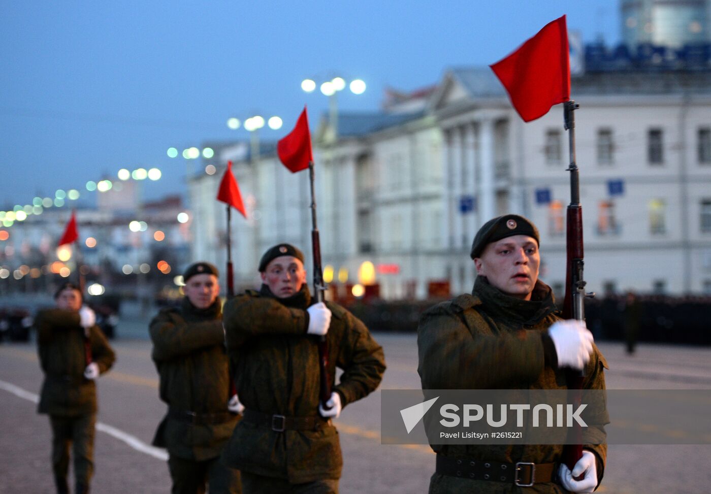 Victory Day parade rehearsal in Yekaterinburg