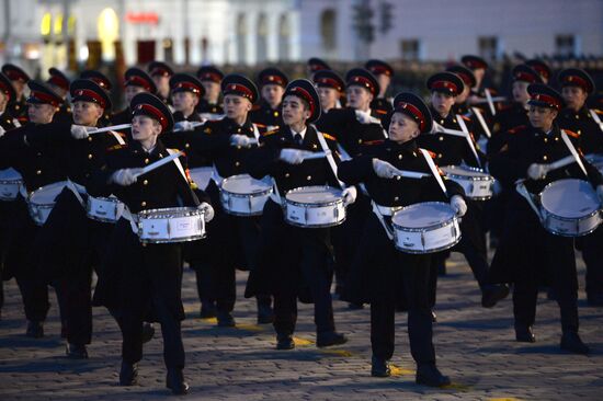 Victory Day parade rehearsal in Yekaterinburg