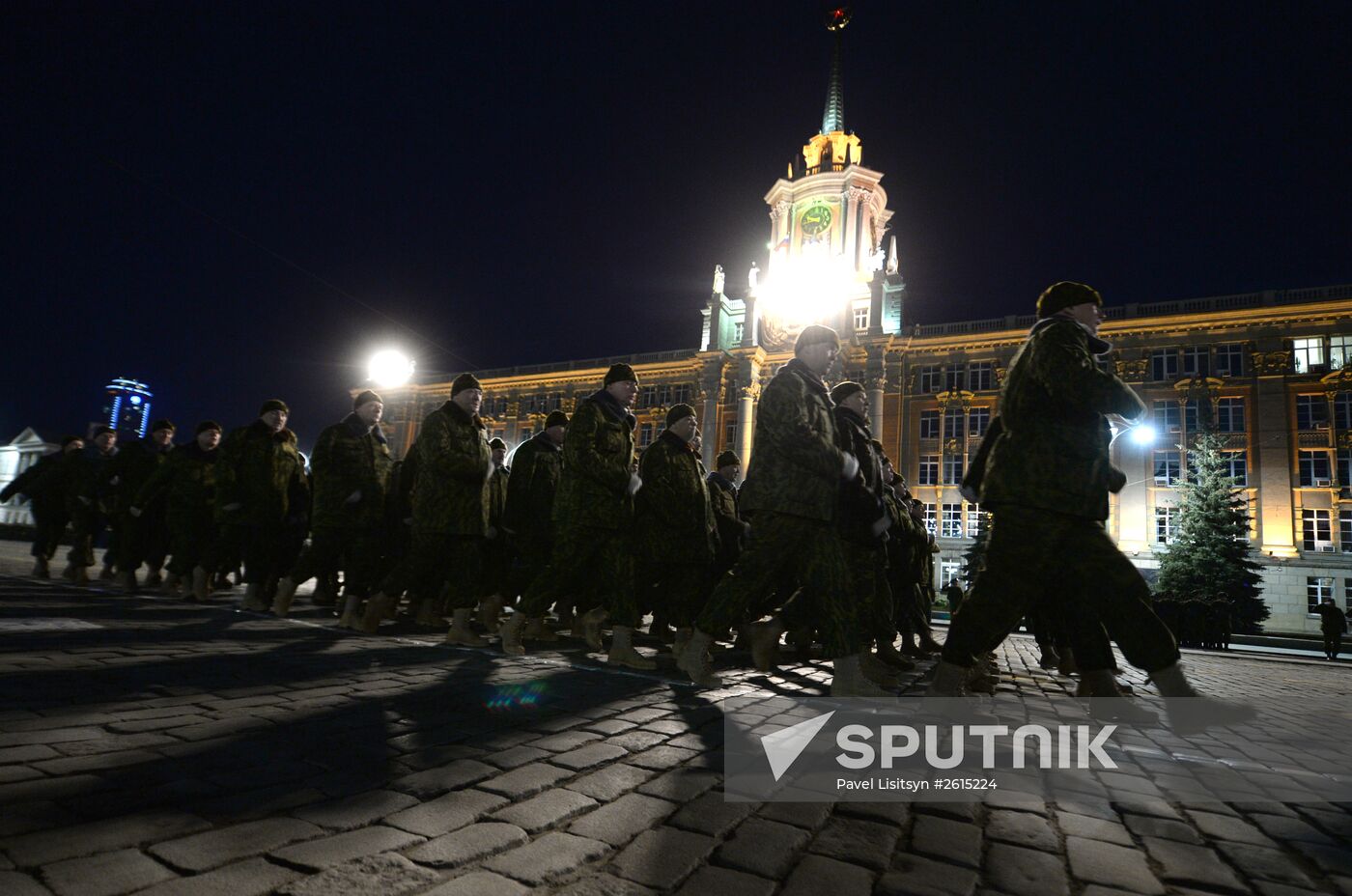 Victory Day parade rehearsal in Yekaterinburg