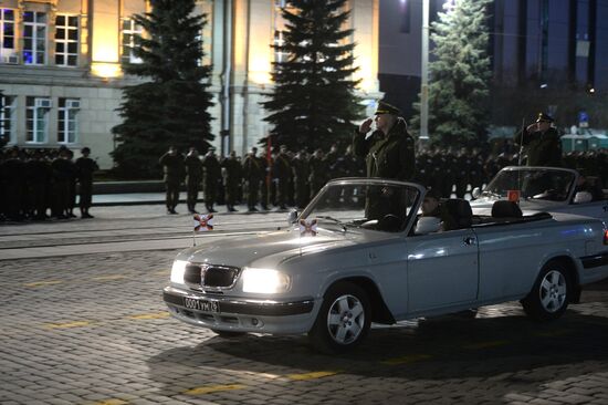 Victory Day parade rehearsal in Yekaterinburg