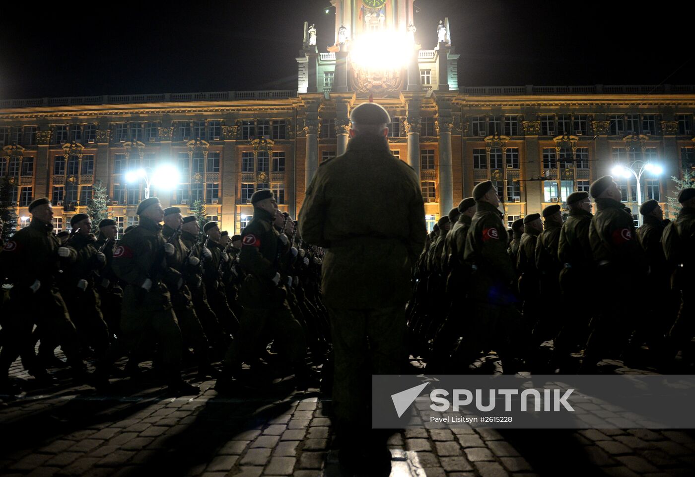 Victory Day parade rehearsal in Yekaterinburg