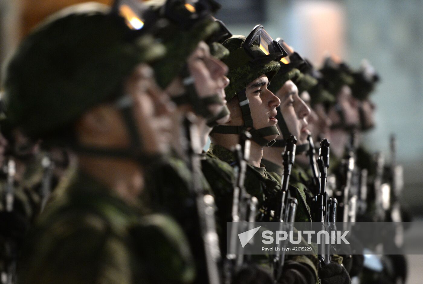 Victory Day parade rehearsal in Yekaterinburg