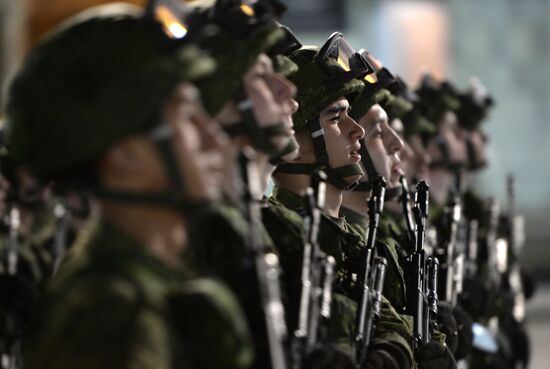 Victory Day parade rehearsal in Yekaterinburg