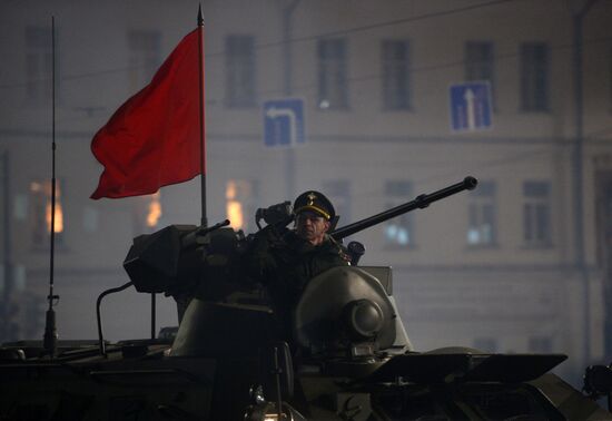 Victory Day parade rehearsal in Yekaterinburg