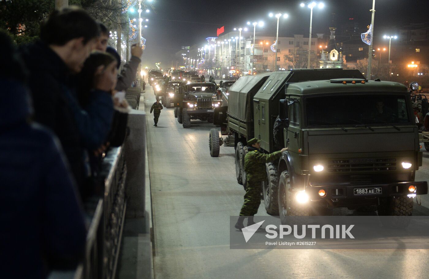 Victory Day parade rehearsal in Yekaterinburg