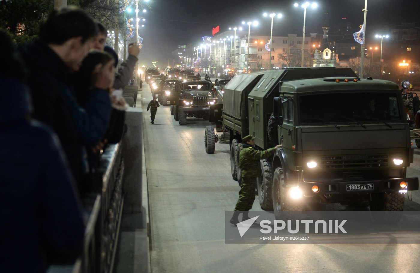 Victory Day parade rehearsal in Yekaterinburg