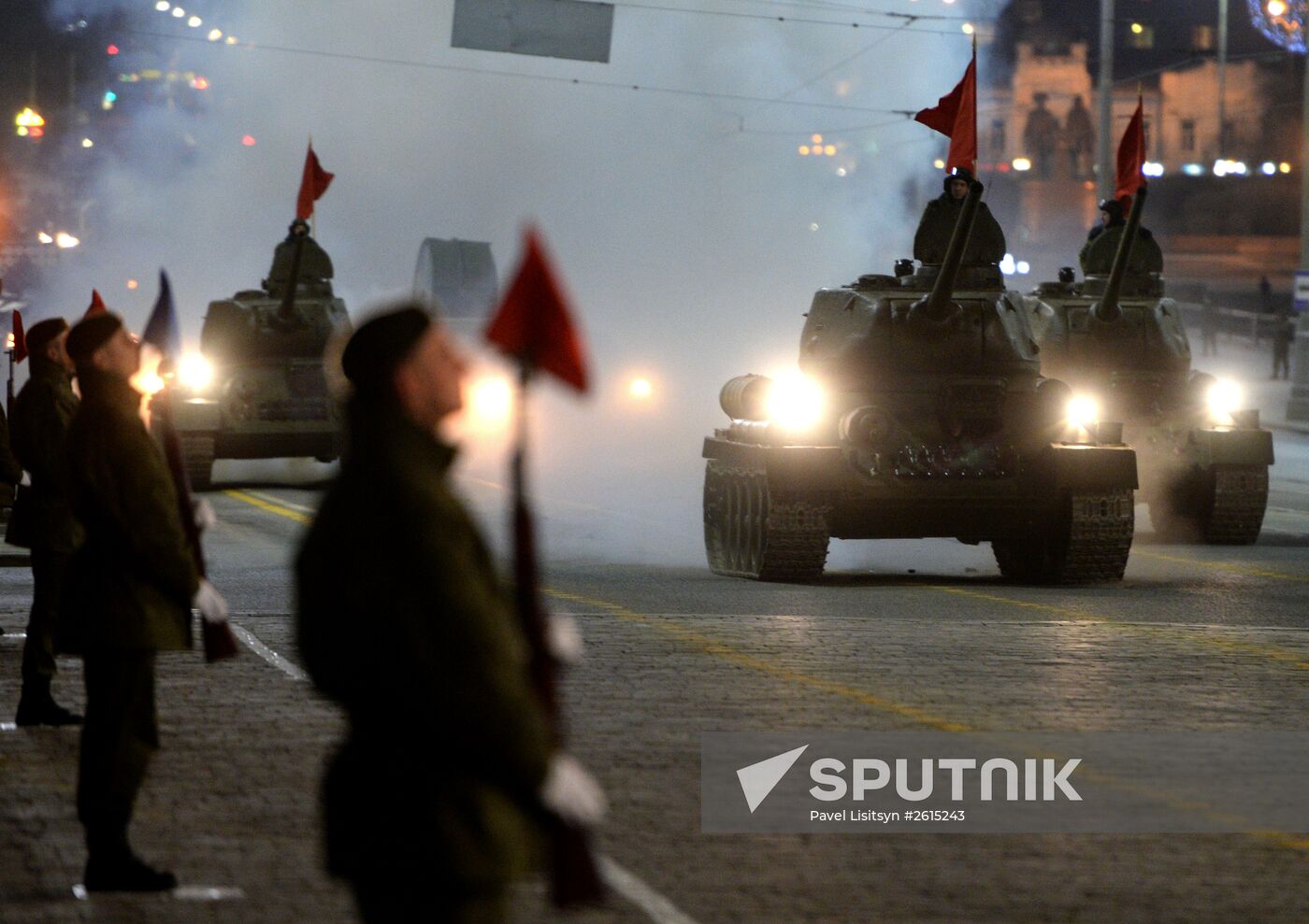 Victory Day parade rehearsal in Yekaterinburg