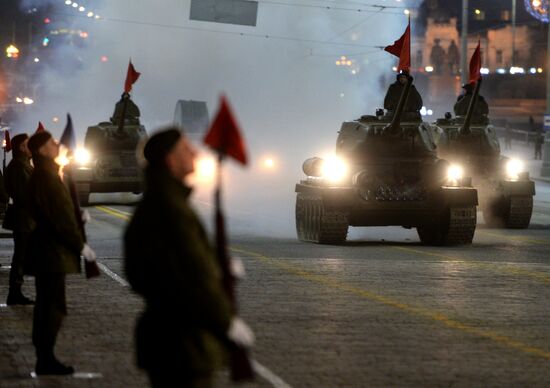 Victory Day parade rehearsal in Yekaterinburg