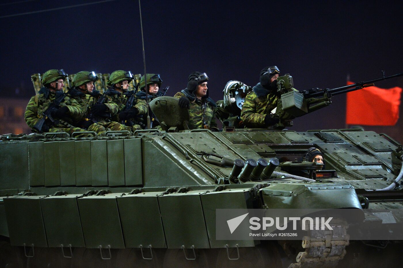 Victory Day parade rehearsal in Yekaterinburg