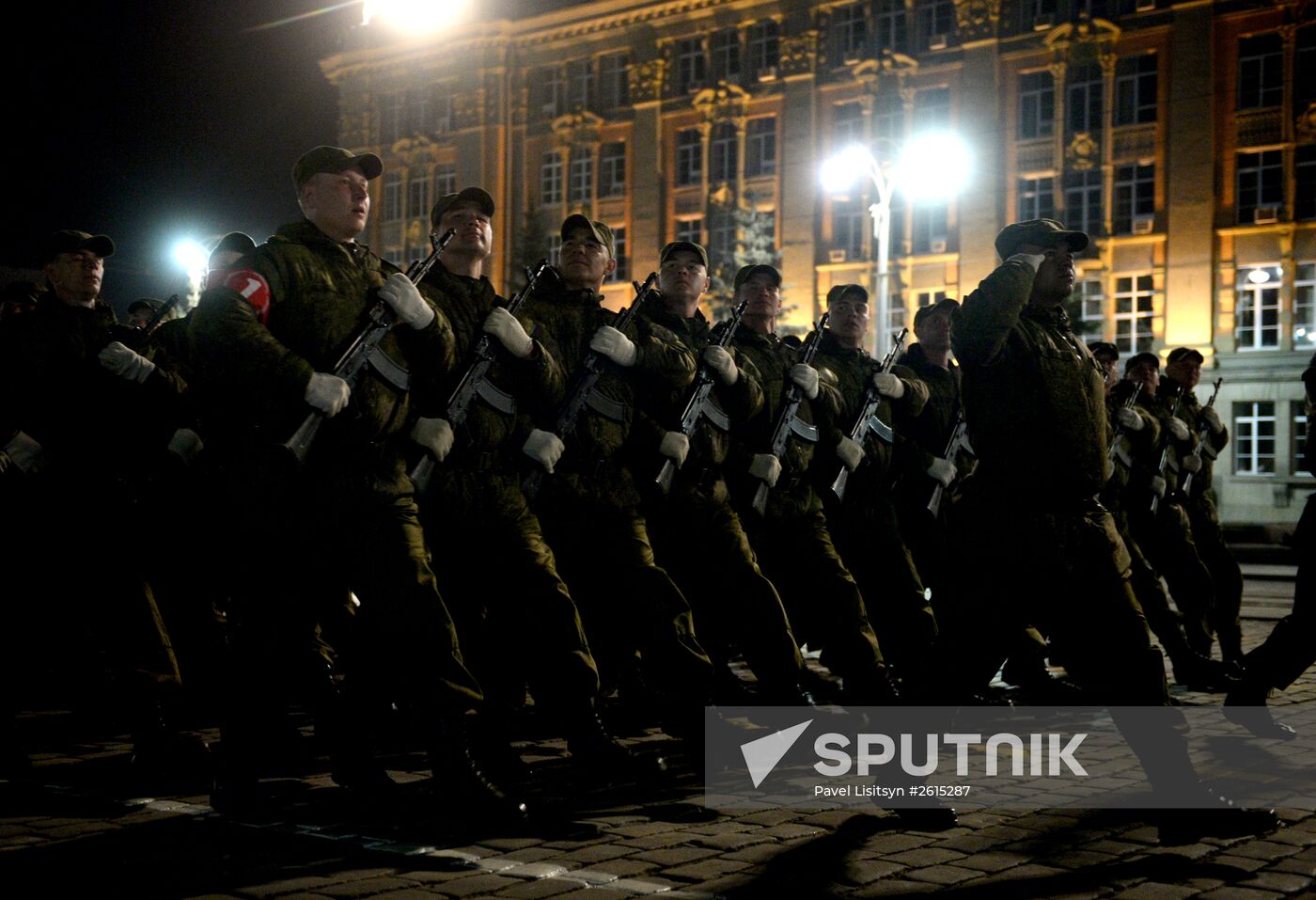 Victory Day parade rehearsal in Yekaterinburg