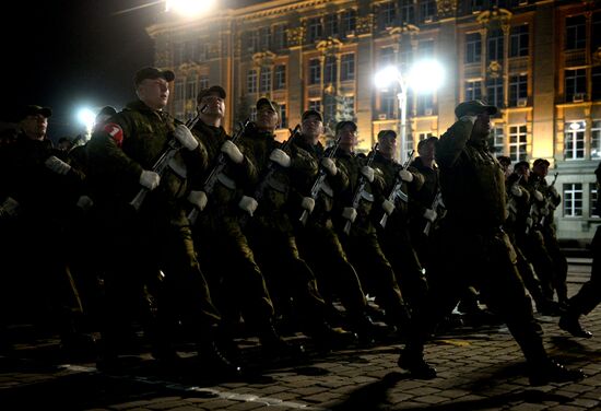 Victory Day parade rehearsal in Yekaterinburg