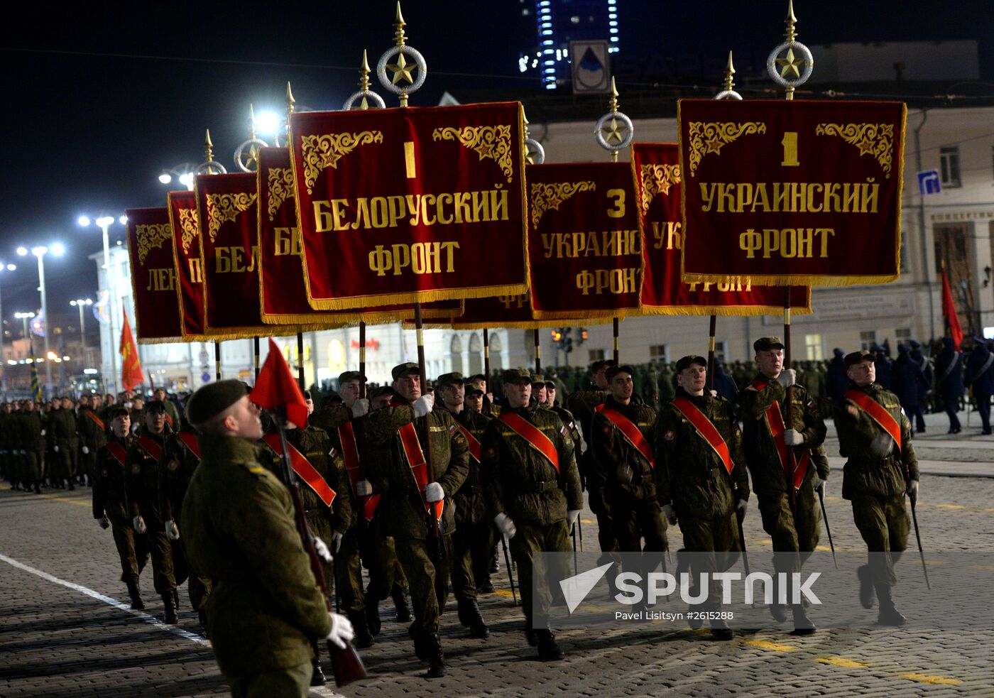 Victory Day parade rehearsal in Yekaterinburg
