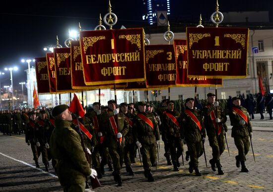 Victory Day parade rehearsal in Yekaterinburg