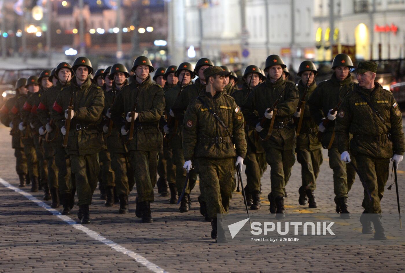 Victory Day parade rehearsal in Yekaterinburg