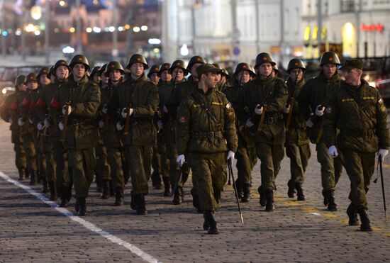 Victory Day parade rehearsal in Yekaterinburg