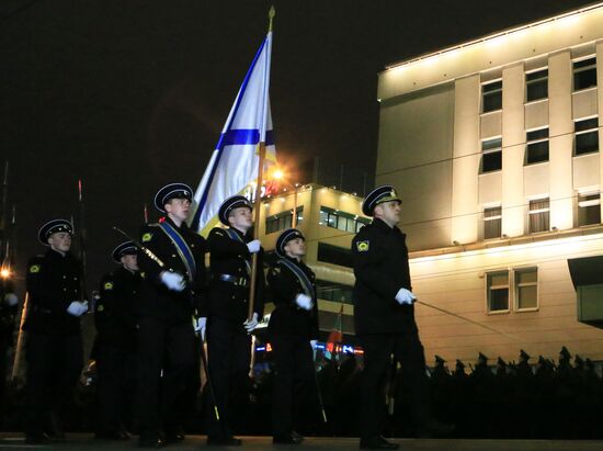 Victory Day parade rehearsal in Kaliningrad