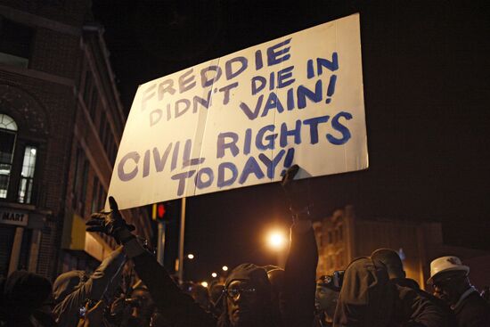 Riots in Baltimore, United States