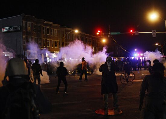 Riots in Baltimore, United States