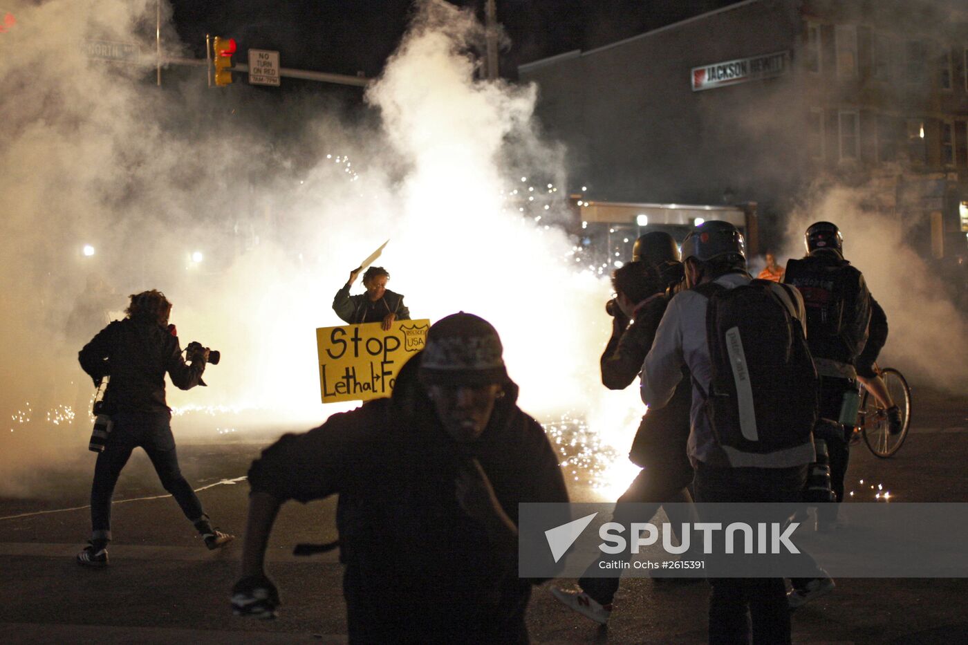 Riots in Baltimore, United States