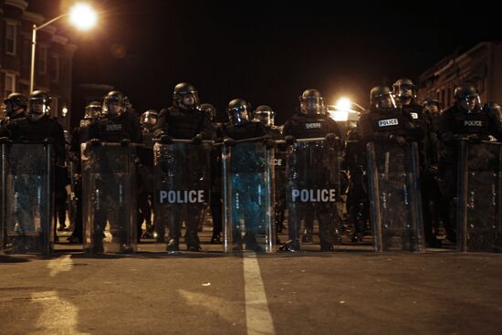 Riots in Baltimore, United States