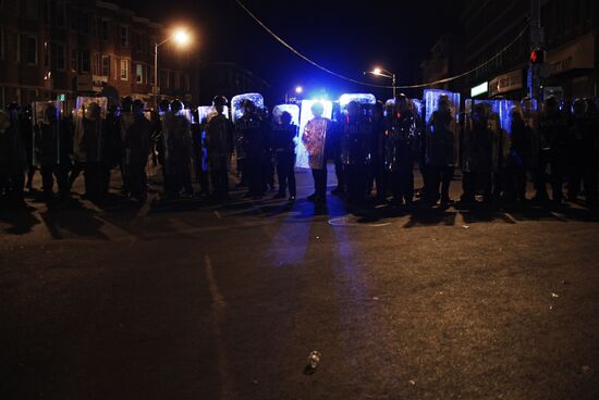 Riots in Baltimore, United States