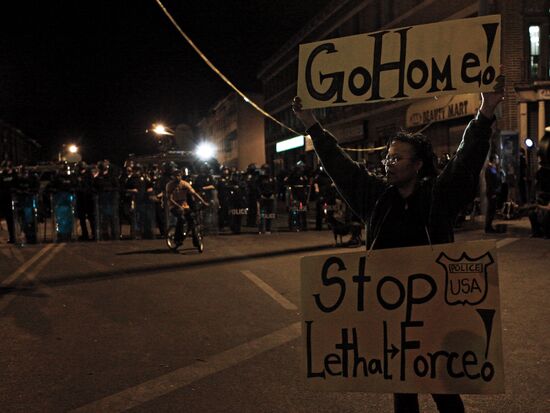 Riots in Baltimore, United States
