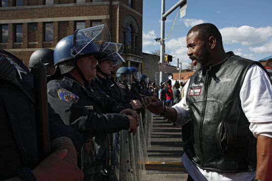 Riots in Baltimore, United States