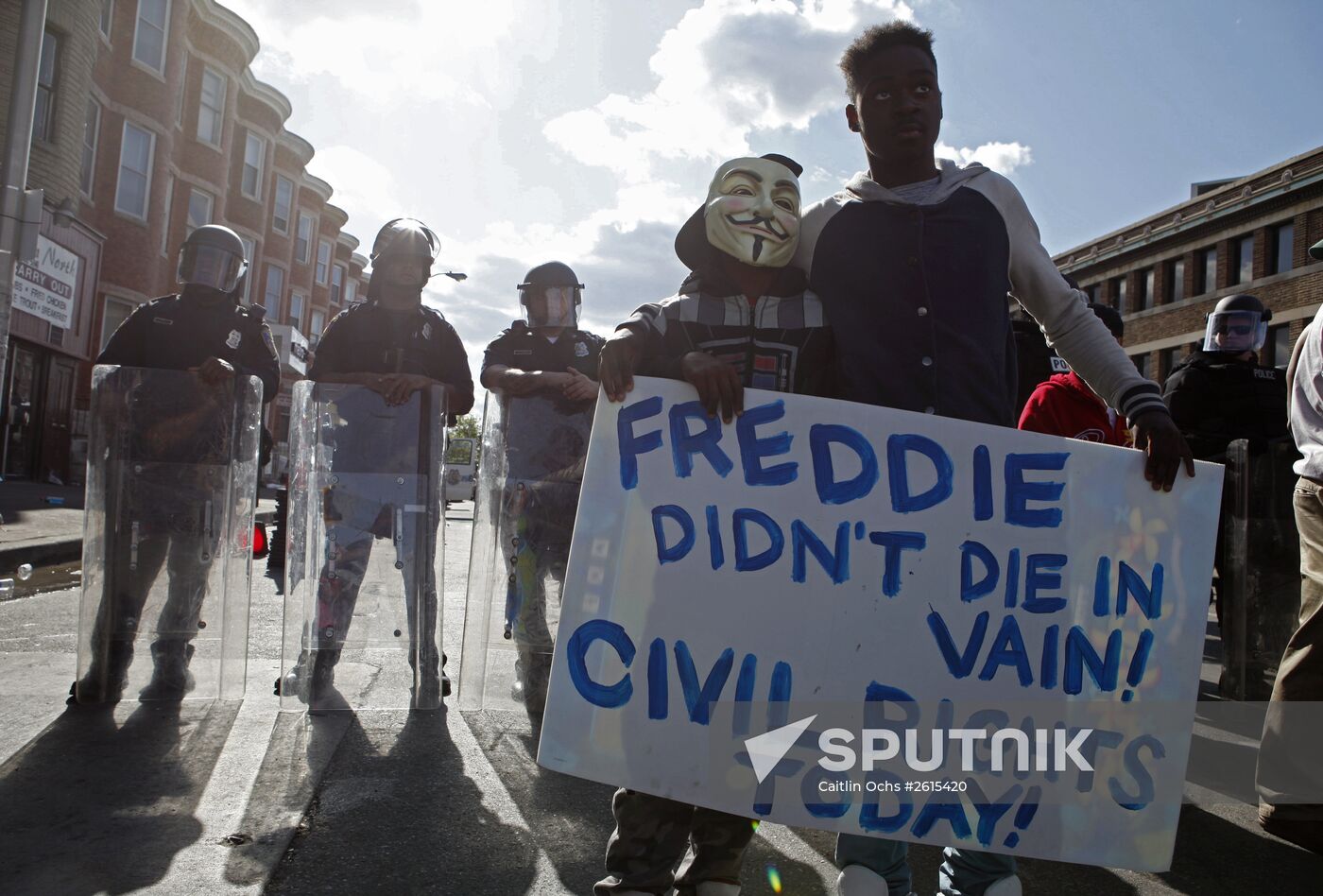 Riots in Baltimore, United States