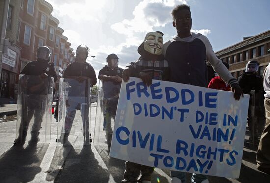 Riots in Baltimore, United States