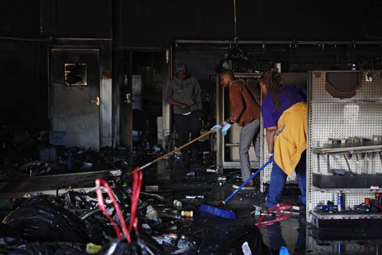 Riots in Baltimore, United States