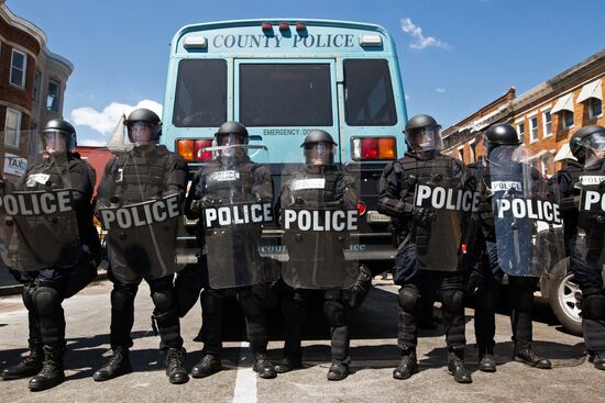 Riots in Baltimore, United States
