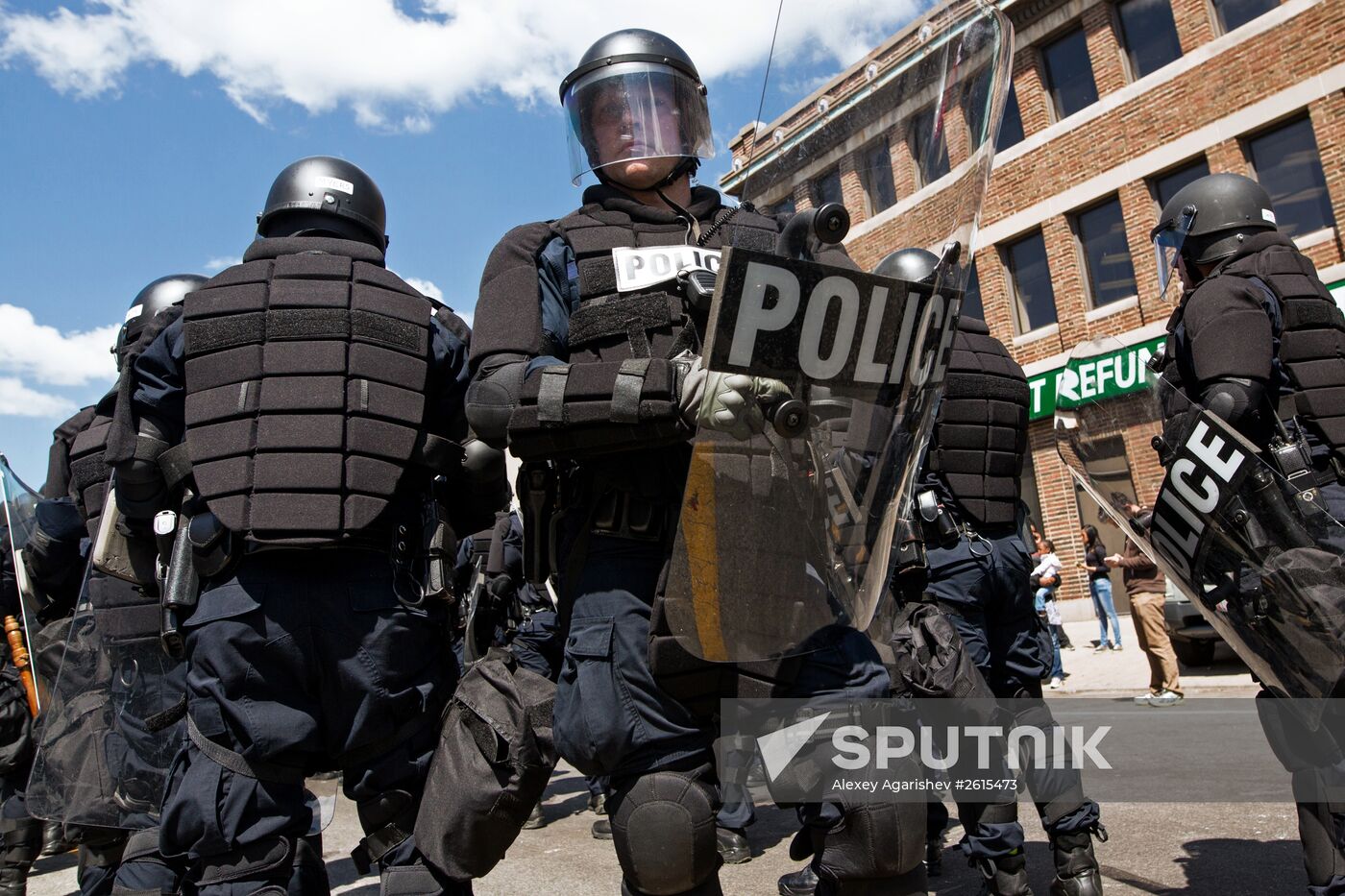 Riots in Baltimore, United States