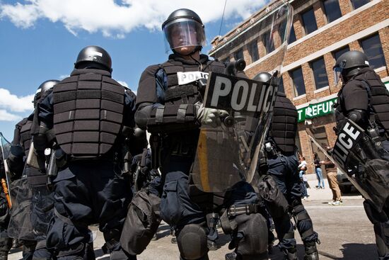 Riots in Baltimore, United States