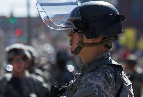 Riots in Baltimore, United States