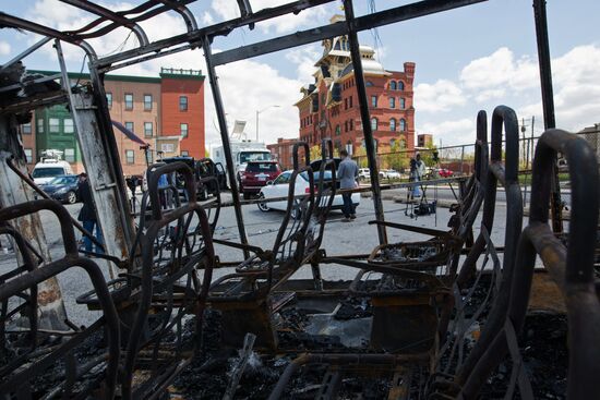 Riots in Baltimore, United States