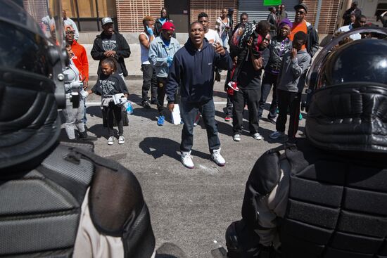 Riots in Baltimore, United States